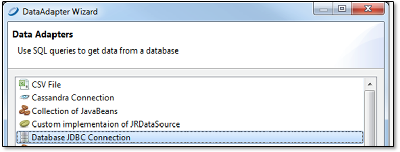 selecting datasource