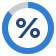 js AdHoc icon chart gaugePercent